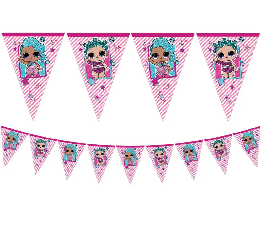 Triangle Flag Banner (9 flags)