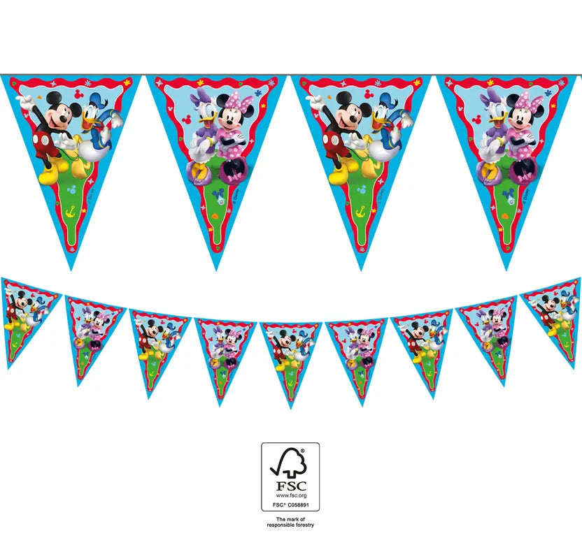 Paper Triangle Flag Banner (9 flags)