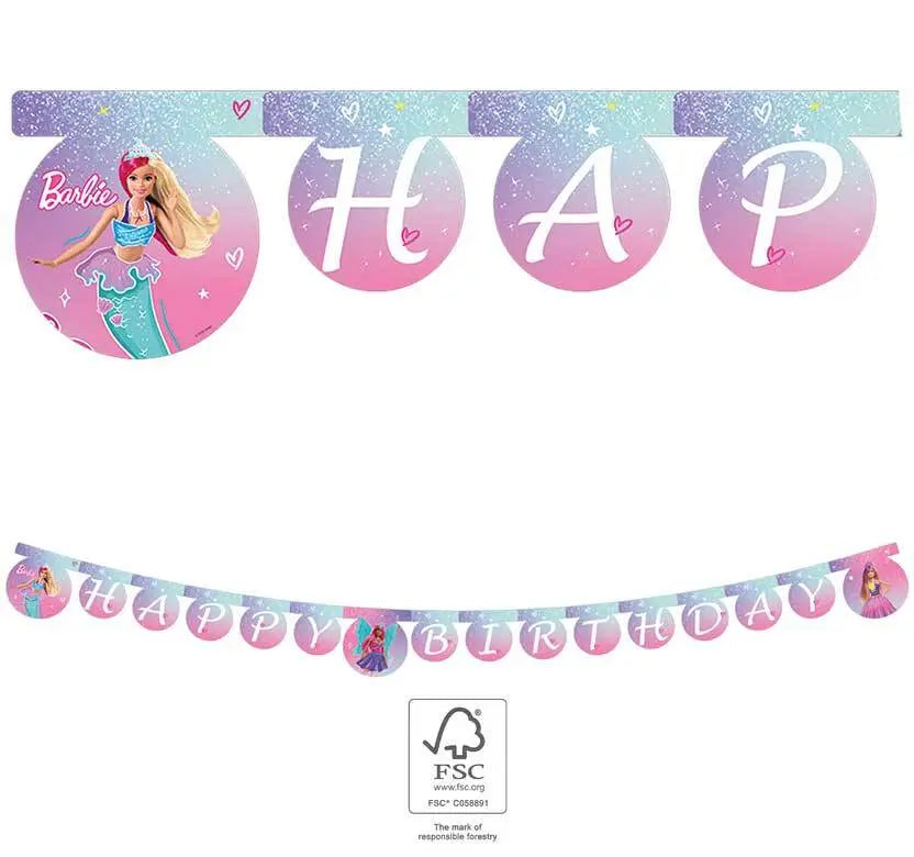 Happy Birthday Die-Cut Banner