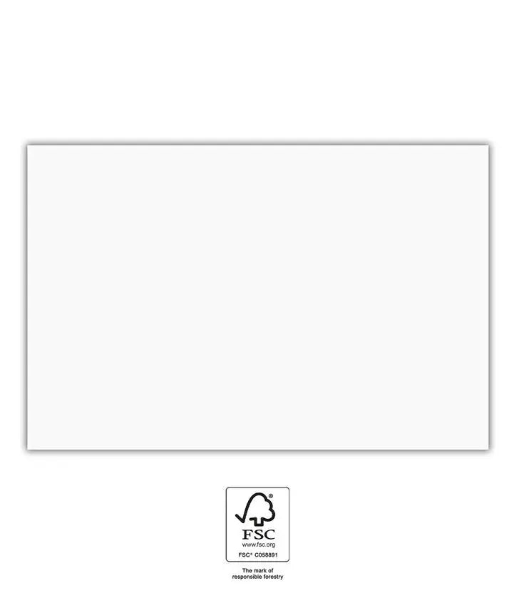 FSC White Paper Tablecover 120X180cm