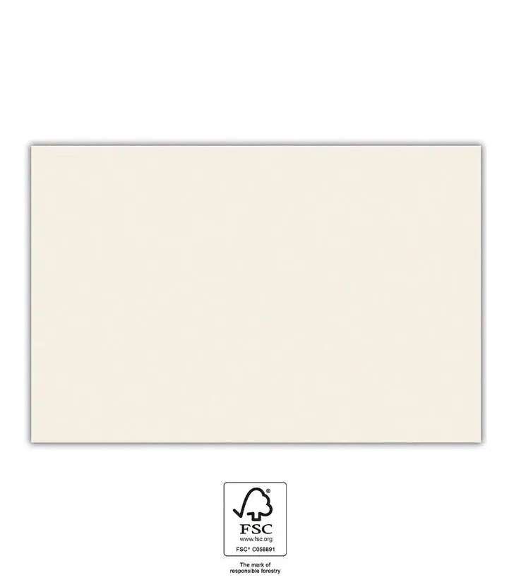 FSC Cream Paper Tablecover 120X180cm