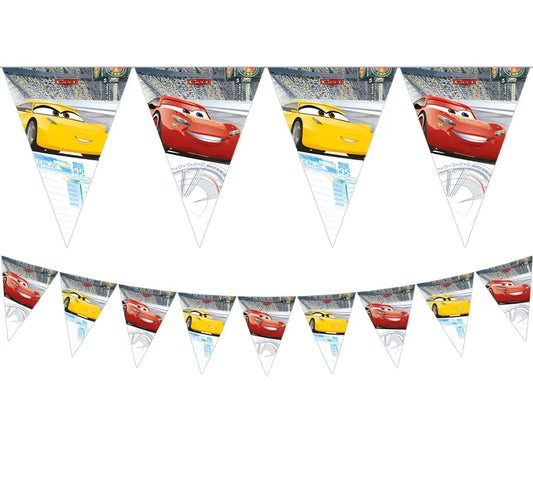 Cars 3 Triangle Flag Banner (9 Flags)