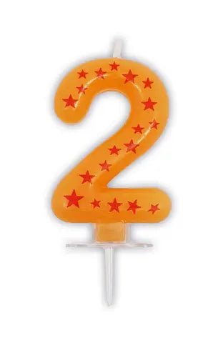 Stars Numeral Candles No. 2