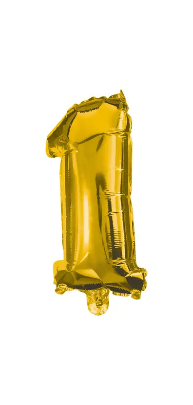 32 cm Gold Foil Balloon No. 1