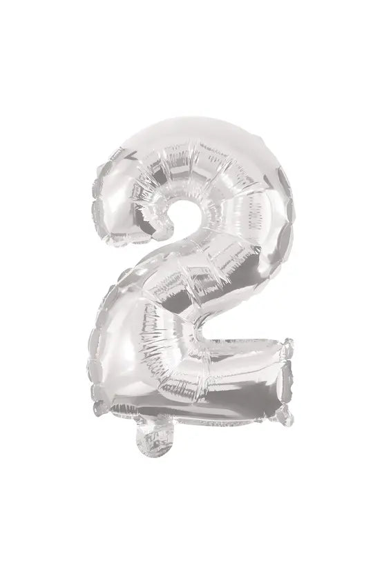 32 cm Silver Foil Balloon No. 2