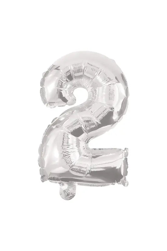 32 cm Silver Foil Balloon No. 2