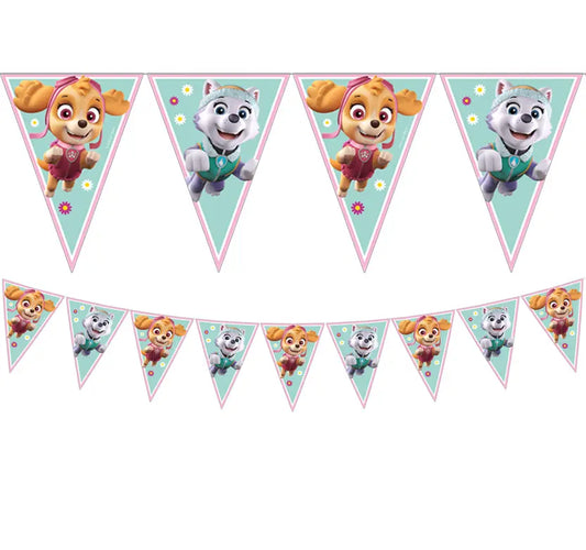Triangle Flag Banner (9 flags)