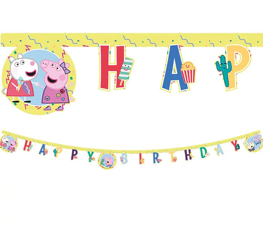 Happy Birthday Die-Cut Banner