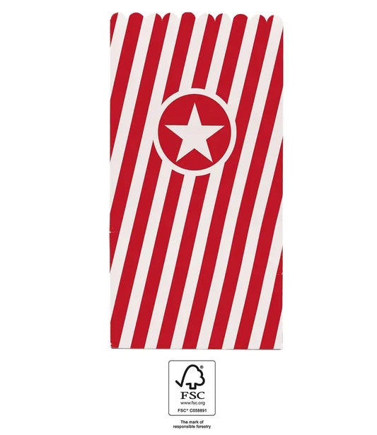 Red Paper Pop-Corn Bag