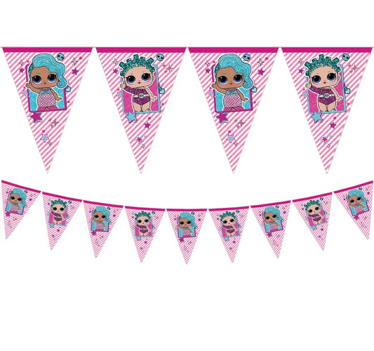 Triangle Flag Banner (9 flags)