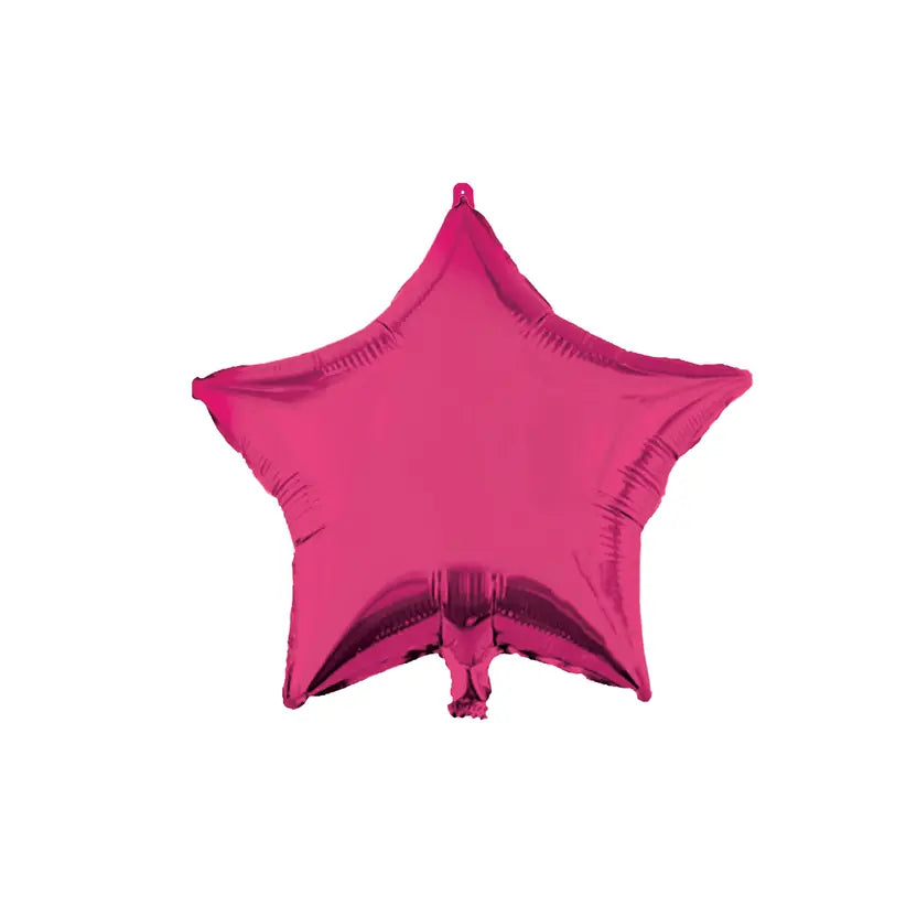 Pink Star Foil Balloon 46 cm