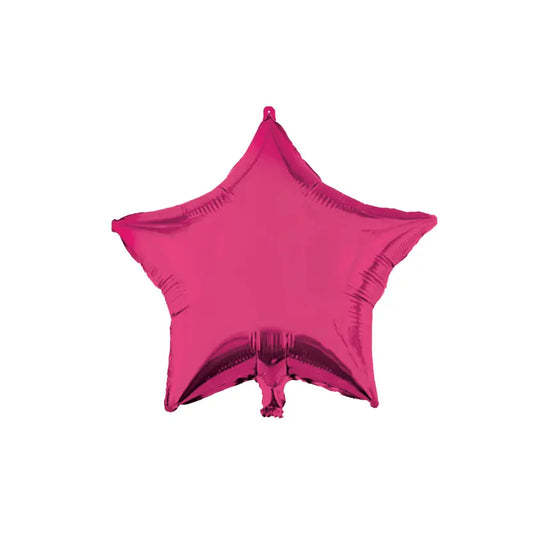 Pink Star Foil Balloon 46 cm