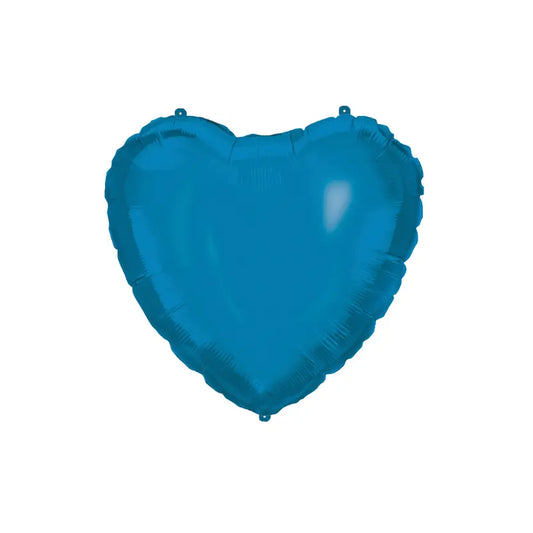 Blue Heart Foil Balloon 46 cm