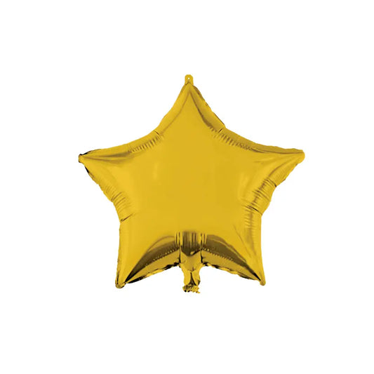 Gold Star Foil Balloon 46 cm
