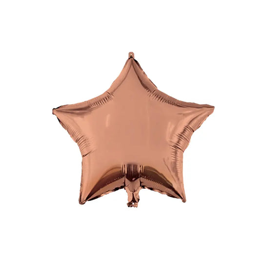 Rose Gold Star Foil Balloon 46 cm
