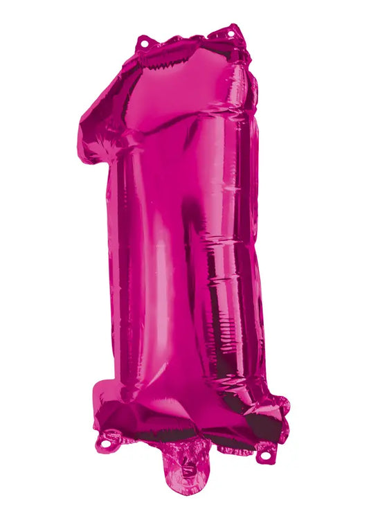 Hot Pink Foil Balloon 95 cm No 1