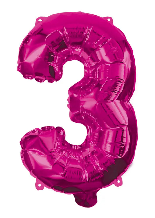 Hot Pink Foil Balloon 95 cm No 3