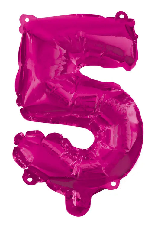 Hot Pink Foil Balloon 95 cm No 5