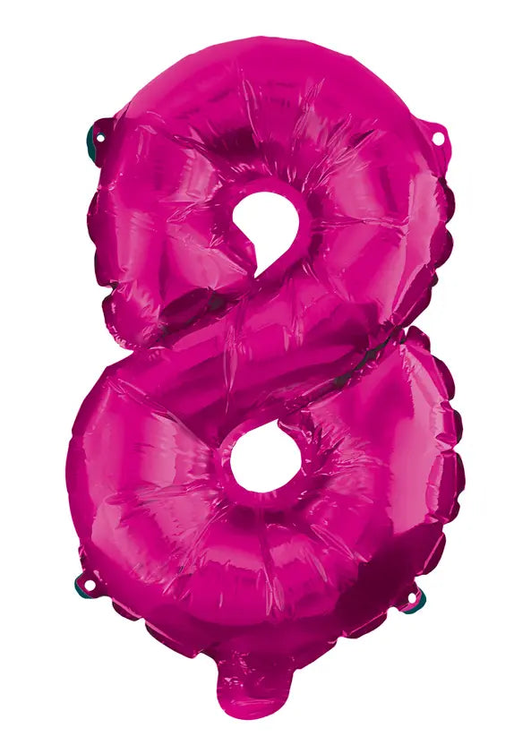 Hot Pink Foil Balloon 95 cm No 8