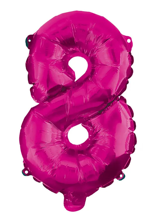 Hot Pink Foil Balloon 95 cm No 8