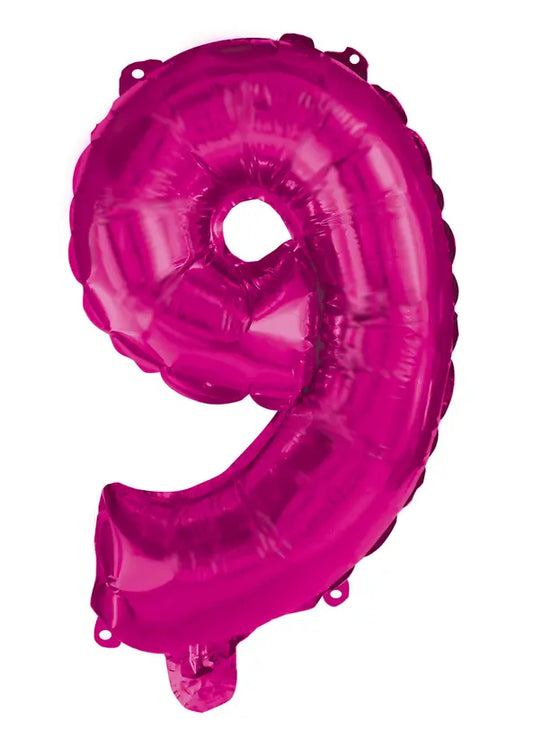 Hot Pink Foil Balloon 95 cm No 9