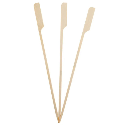 Bamboo Skewers with wide edge 25cm