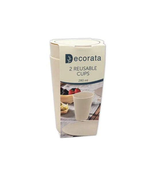 Crème Reusable Party Cups 200 ml.