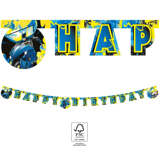 Happy Birthday Die-Cut Banner 2 m