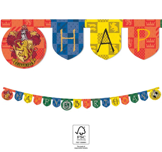 Happy Birthday Die-Cut Banner 2 m