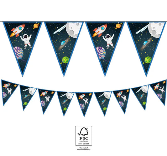 Paper Triangle Flag Banner (9 flags)