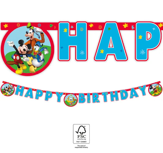 Happy Birthday Die-Cut Banner 2m