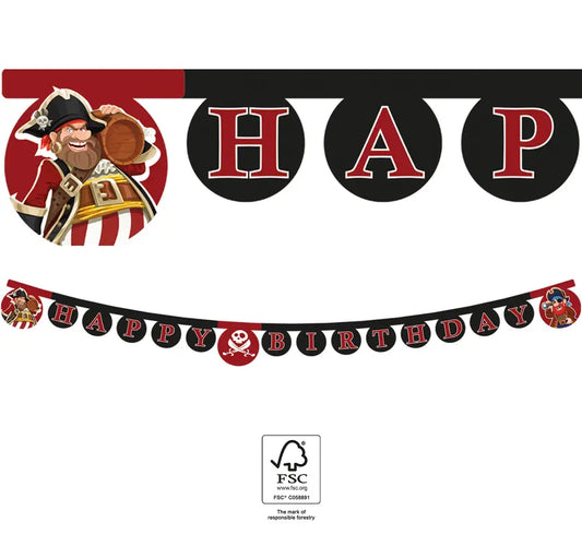 Happy Birthday Die-Cut Banner 2 m