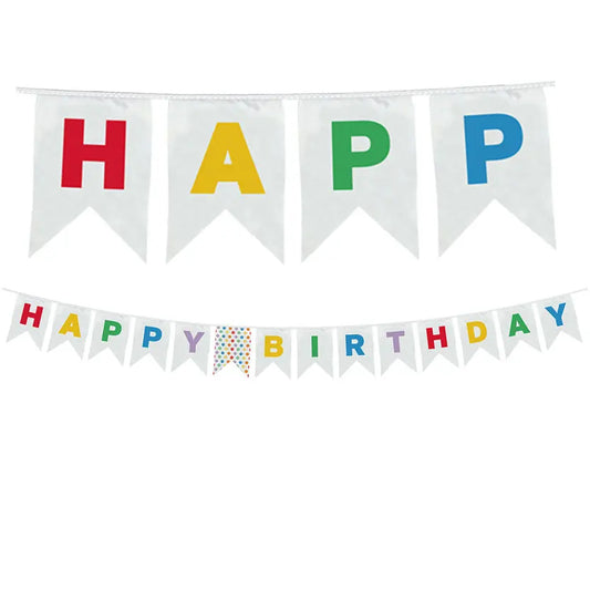 "Happy Birthday" Party Banner