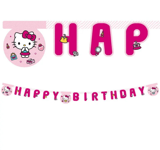 Happy Birthday Die-Cut Paper Banner