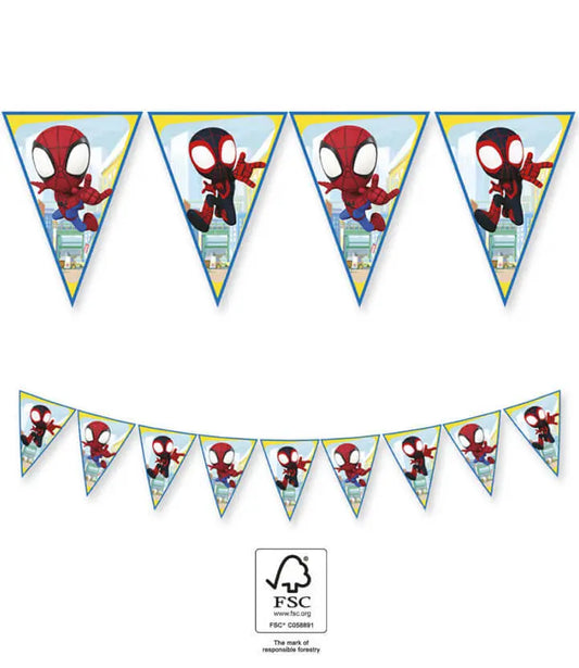 Paper Triangle Flag Banner (9 flags)