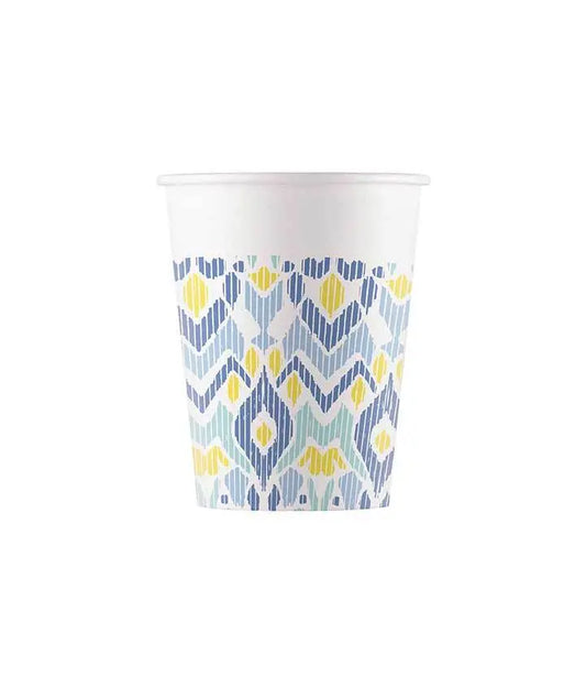 Ethnic Design Paper Cups 200ml