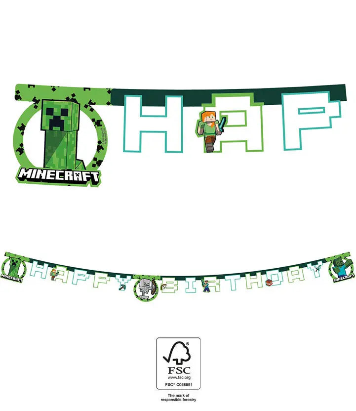 Happy Birthday Die-Cut Paper Banner