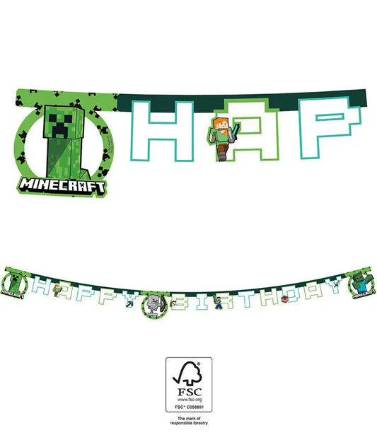 Happy Birthday Die-Cut Paper Banner