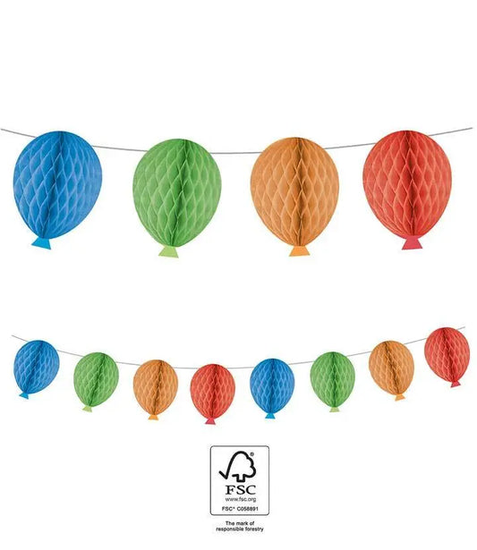 Paper Garland Honeycomb 2m