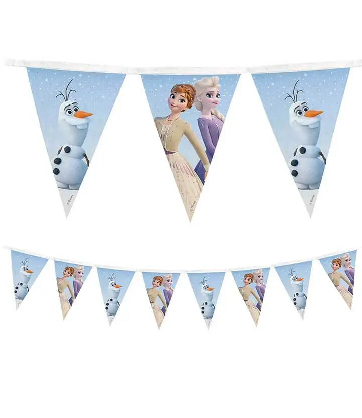 Reusable Textile Triangle Party Flag Banner