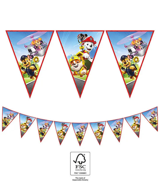 Paper Triangle Flag Banner (9 flags)