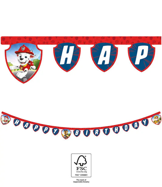 Happy Birthday Die-Cut Paper Banner