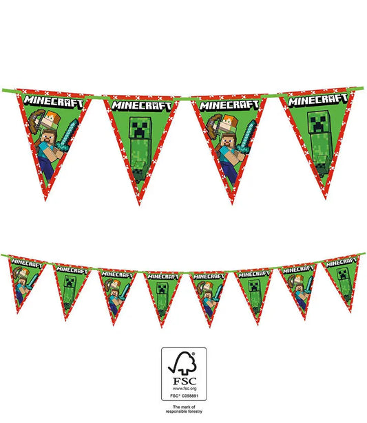 Paper Triangle Flag Banner (9 flags)