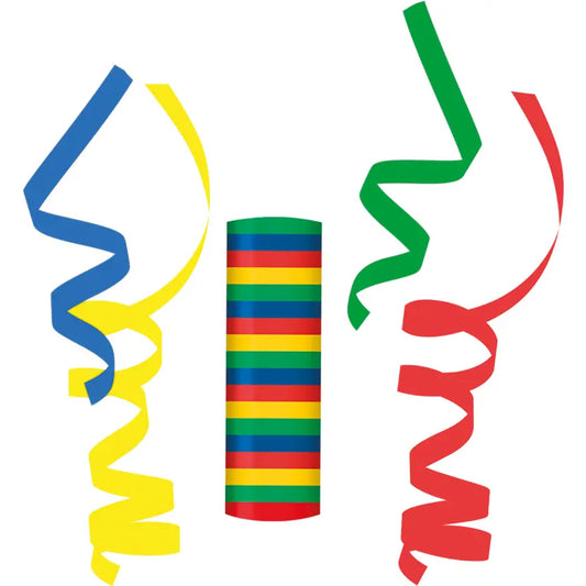 Streamers (4 Colours mixed: Blue, Yellow, Green, Red)