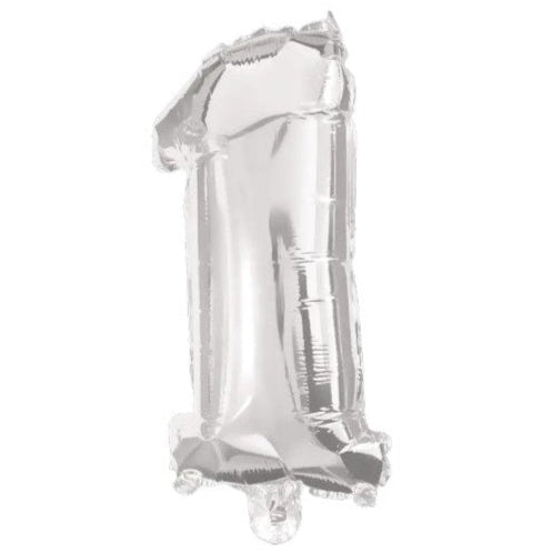 85 cm Silver Foil Balloon No. 1