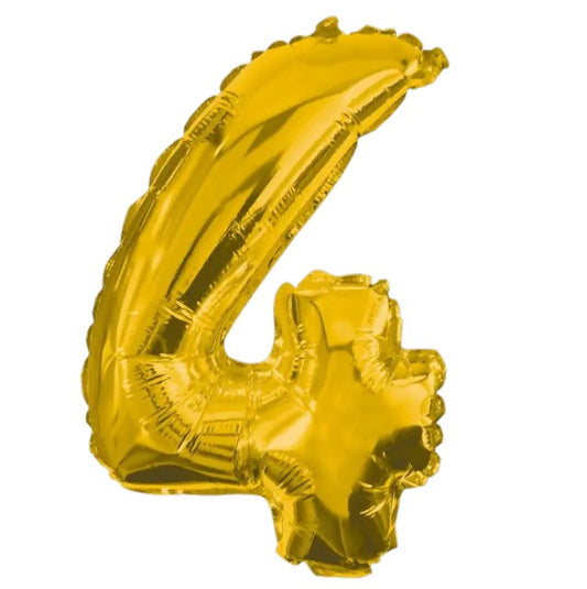 85 cm Gold Foil Balloon No. 4