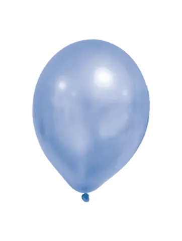 Metallic Pastel Balloons - Blue