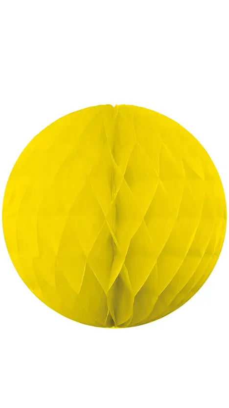 Yellow Honeycomb Hanging Decoration 30 cm