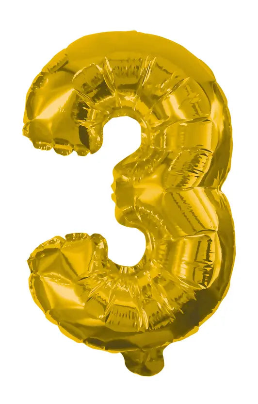 85 cm Gold Foil Balloon No. 3