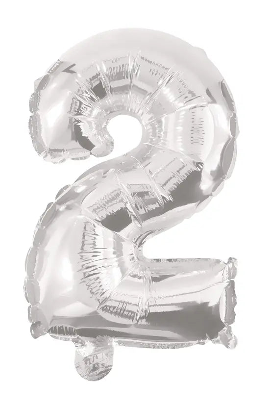 85 cm Silver Foil Balloon No. 2